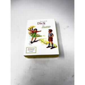 EMPTY box Fun with Dick and Jane Pre-Owned Sturdy Box 6x8x2 inches Vintage Vibes